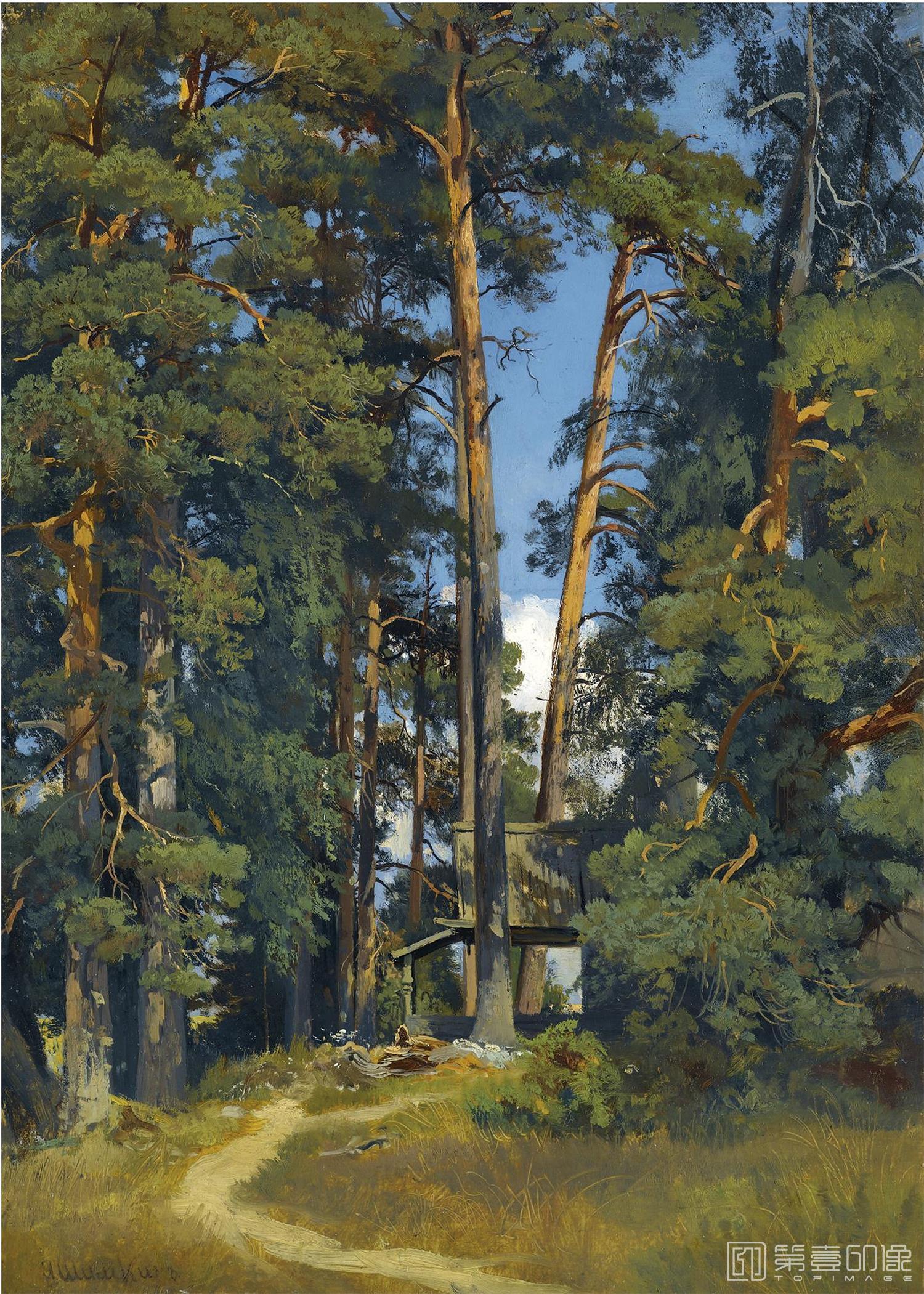 油画-伊凡·伊凡诺维奇·希施金 Ivan Shishkin作品集-61